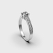 White Gold Diamond Ring 239751121 from the manufacturer of jewelry LUNET JEWELERY at the price of $2 534 UAH: 3