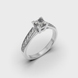 White Gold Diamond Ring 239751121 from the manufacturer of jewelry LUNET JEWELERY at the price of $2 534 UAH: 4