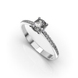 White Gold Diamond Ring 235451121 from the manufacturer of jewelry LUNET JEWELERY at the price of $2 879 UAH: 1