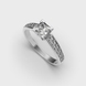 White Gold Diamond Ring 239751121 from the manufacturer of jewelry LUNET JEWELERY at the price of $2 534 UAH: 1