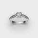 White Gold Diamond Ring 239751121 from the manufacturer of jewelry LUNET JEWELERY at the price of $2 534 UAH: 2