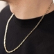 Men's gold chain ц00537