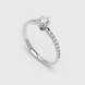 White Gold Diamond Ring 220201121 from the manufacturer of jewelry LUNET JEWELERY at the price of $1 067 UAH: 2
