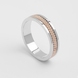 Mixed Metals Wedding Ring 224581100 from the manufacturer of jewelry LUNET JEWELERY at the price of $318 UAH: 1
