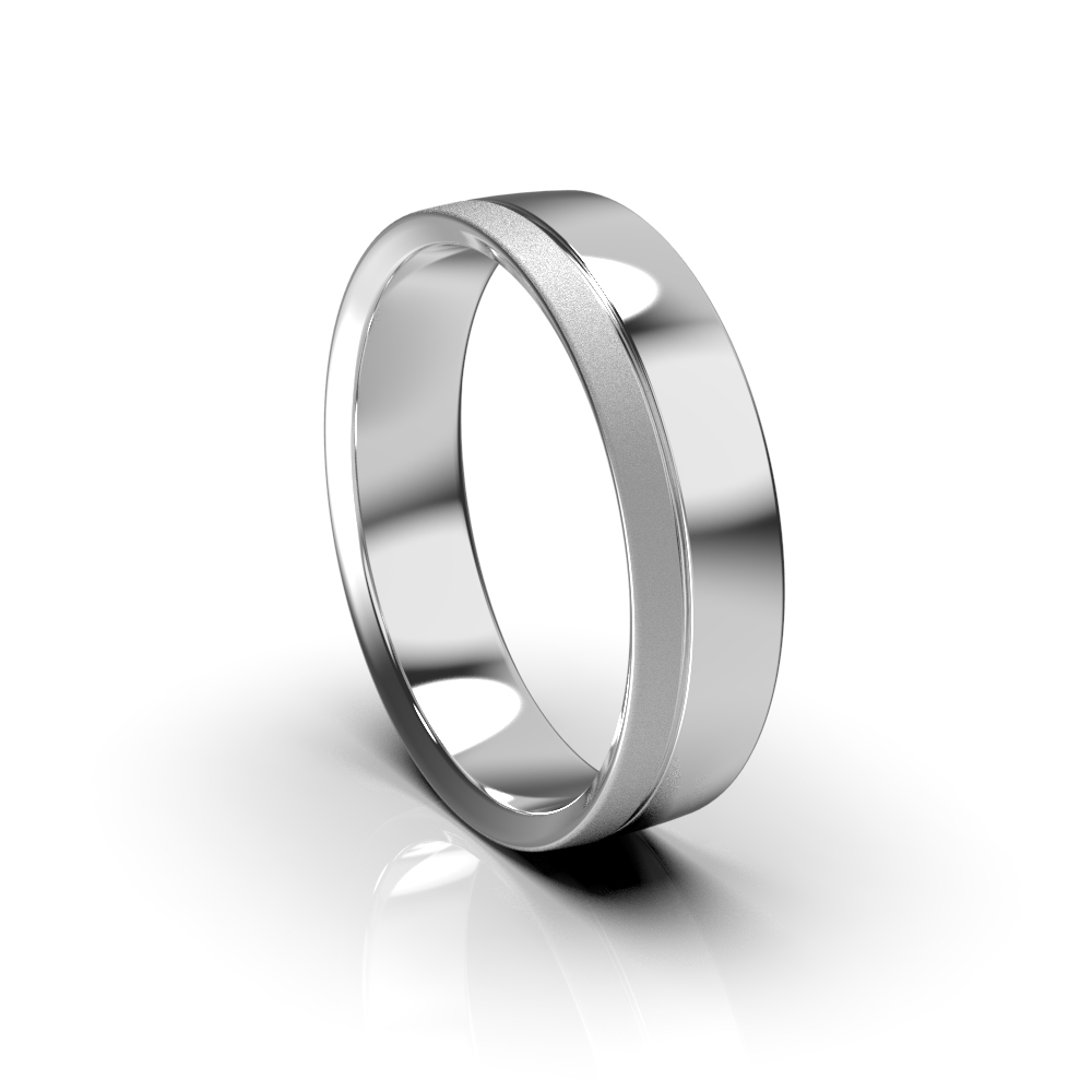 White Gold Wedding Ring 216391100