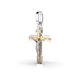 Gold Crucifixion Cross Pendant 129701100