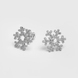 White Gold Diamond Earrings 311931121 from the manufacturer of jewelry LUNET JEWELERY at the price of $711 UAH: 1