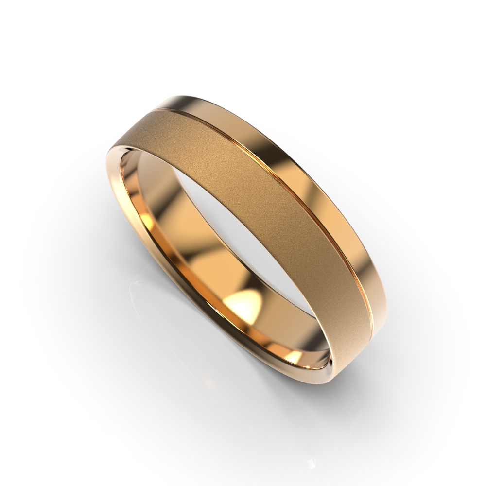 Red Gold Wedding Ring 216422400
