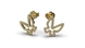 Red Gold Diamond Earrings 35612421