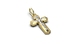 Хрестик «Дитячий» з комбінованого золота 11192400