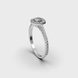 White Gold Diamond Ring 239351121 from the manufacturer of jewelry LUNET JEWELERY at the price of $1 107 UAH: 6