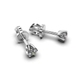 Earrings white gold diamond 331611121 from the manufacturer of jewelry LUNET JEWELERY at the price of $594 UAH: 10