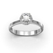 White Gold Diamonds Ring 27411121 from the manufacturer of jewelry LUNET JEWELERY at the price of $1 097 UAH: 6