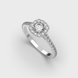 White Gold Diamond Ring 239351121 from the manufacturer of jewelry LUNET JEWELERY at the price of $1 107 UAH: 1