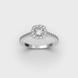 White Gold Diamond Ring 239351121 from the manufacturer of jewelry LUNET JEWELERY at the price of $1 107 UAH: 5