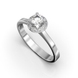 White Gold Diamonds Ring 27411121 from the manufacturer of jewelry LUNET JEWELERY at the price of $1 097 UAH: 8