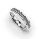 White Gold Diamond Wedding Ring 221001121 from the manufacturer of jewelry LUNET JEWELERY at the price of $795 UAH: 7