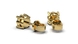 Red Gold Diamond Earrings 34932421