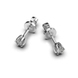 Earrings white gold diamond 331641121 from the manufacturer of jewelry LUNET JEWELERY at the price of $431 UAH: 10