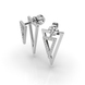 White Gold Diamond Earrings 316911121 from the manufacturer of jewelry LUNET JEWELERY at the price of $858 UAH: 10