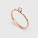 Red Gold Diamond Ring 228012421 from the manufacturer of jewelry LUNET JEWELERY at the price of $581 UAH: 1