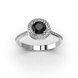 White Gold Diamond Ring 229581122 from the manufacturer of jewelry LUNET JEWELERY at the price of $1 023 UAH: 7