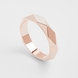 Red Gold Wedding Ring 236811300 from the manufacturer of jewelry LUNET JEWELERY at the price of $353 UAH: 2