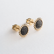 Yellow Gold Diamond Earrings 326173122