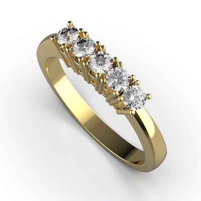 Red Gold Diamonds Ring 23882421 from the manufacturer of jewelry LUNET JEWELERY at the price of $598 UAH.