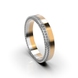 Mixed Metals Diamond Wedding Ring 223511121 from the manufacturer of jewelry LUNET JEWELERY at the price of $1 074 UAH: 6