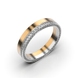 Mixed Metals Diamond Wedding Ring 223511121 from the manufacturer of jewelry LUNET JEWELERY at the price of $1 074 UAH: 7