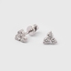 Сережки з білого золота, з діамантами 322531121 від виробника ювелірних прикрас LUNET JEWELLERY по ціні 32 200 грн грн: 1