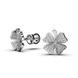 White Gold Diamond Earrings 311971121 from the manufacturer of jewelry LUNET JEWELERY at the price of $577 UAH: 7