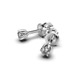 Earrings white gold diamond 331671121 from the manufacturer of jewelry LUNET JEWELERY at the price of $364 UAH: 8