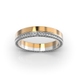 Mixed Metals Diamond Wedding Ring 223511121 from the manufacturer of jewelry LUNET JEWELERY at the price of $1 074 UAH: 5