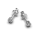 Earrings white gold diamond 331671121 from the manufacturer of jewelry LUNET JEWELERY at the price of $364 UAH: 9