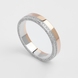 Mixed Metals Diamond Wedding Ring 223511121 from the manufacturer of jewelry LUNET JEWELERY at the price of $1 001 UAH: 1