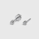 Earrings white gold diamond 331671121 from the manufacturer of jewelry LUNET JEWELERY at the price of $364 UAH: 1
