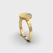 Перстень із жовтого золота, з діамантами 241101621 від виробника ювелірних прикрас LUNET JEWELLERY по ціні 18 814 грн грн: 3