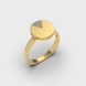 Перстень із жовтого золота, з діамантами 241101621 від виробника ювелірних прикрас LUNET JEWELLERY по ціні 18 814 грн грн: 4