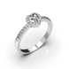 White Gold Diamonds Ring 25301121 from the manufacturer of jewelry LUNET JEWELERY at the price of $967 UAH: 10