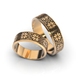Red Gold Ornament Wedding Ring 219172400 from the manufacturer of jewelry LUNET JEWELERY at the price of  UAH: 5
