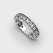 White Gold Diamond Ring 242161121 from the manufacturer of jewelry LUNET JEWELERY at the price of $13 730 UAH: 1