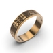 Red Gold Ornament Wedding Ring 219172400 from the manufacturer of jewelry LUNET JEWELERY at the price of  UAH: 4