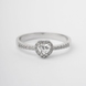 White Gold Diamonds Ring 25301121 from the manufacturer of jewelry LUNET JEWELERY at the price of $1 032 UAH: 1