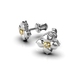 White&Yellow Gold Diamond Earrings 335221121 from the manufacturer of jewelry LUNET JEWELERY at the price of $490 UAH: 5