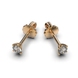 Red Gold Diamond Earrings 314432421 from the manufacturer of jewelry LUNET JEWELERY at the price of  UAH: 8