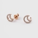 Red Gold Diamond Earrings 36762421 from the manufacturer of jewelry LUNET JEWELERY at the price of  UAH: 1