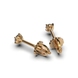 Red Gold Diamond Earrings 314432421 from the manufacturer of jewelry LUNET JEWELERY at the price of  UAH: 6