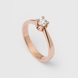 Red Gold Diamond Ring 220142421 from the manufacturer of jewelry LUNET JEWELERY at the price of $1 220 UAH: 1